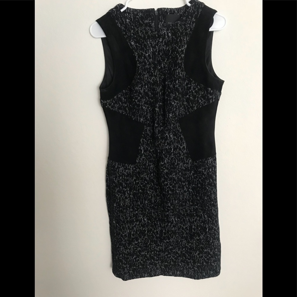 Alex Marie Dress Knit and Faux Suede Sz 6